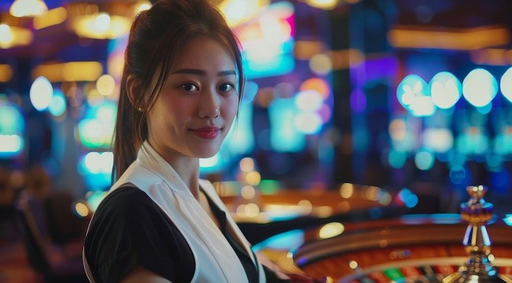 hobimain slot Andar Bahar live studio broadcast showing card placement and middle card draw
